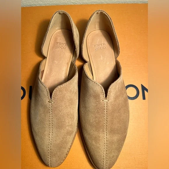 Frye Tan Suede Loafers size 6.5 - πππππ - Picture 3 of 6